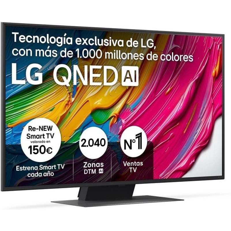 TV LG QNED 50QNED81A6A 50" 4K UltraHD 60 Hz Smart TV WebOS HDR10 Dolby Digital Plus