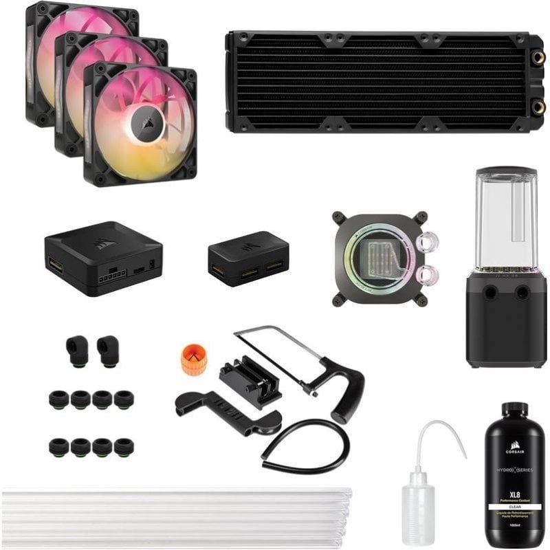 Refrigeration Liquide Corsair iCUE Link XH505I RX360 360 mm 3 Ventilateurs RGB Hub