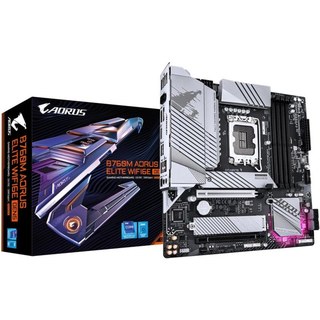 Placa Base Gigabyte B760M AORUS ELITE WIFI6E GEN5 Intel B760 LGA1700 DDR5 micro ATX M.2 PCIe