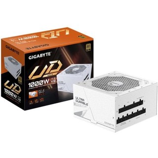 Alimentation GIGABYTE 1000W 80 PLUS Gold UD1000GM PG5 V2 ICE entièrement modulaire blanche
