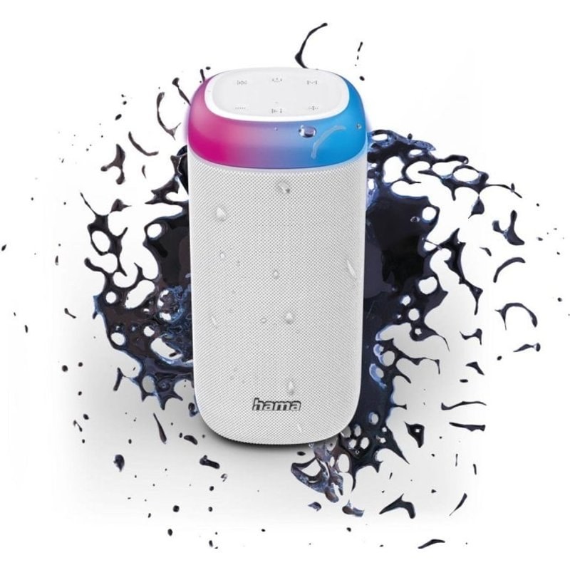 Enceintes Hama Portátiles Inalámbricos 30W con Bluetooth 5.0, IPX4 y LED