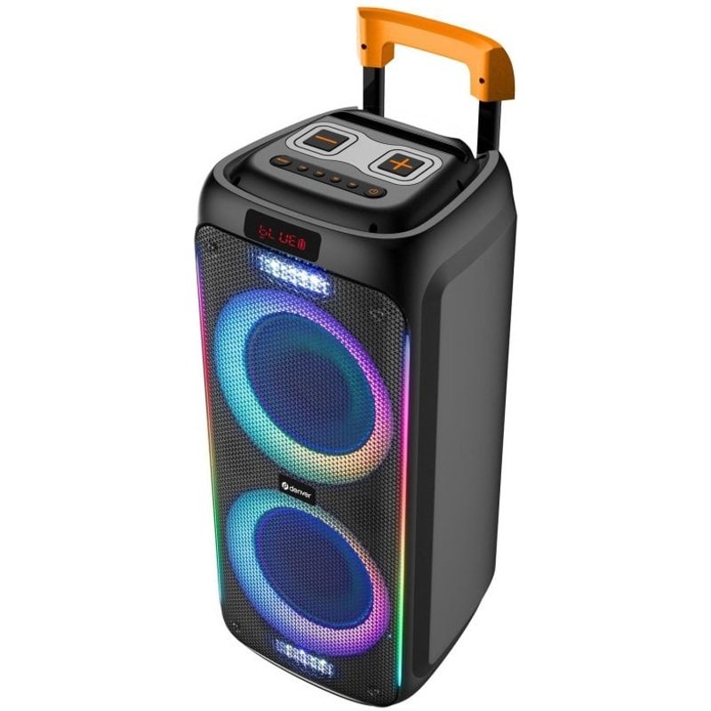 Enceintes Denver Party Speaker inalámbricos 60 W con TWS, Bluetooth y luces LED