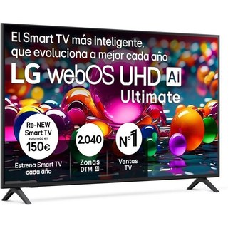 TV LG LED 55UA74006LB 55" 4K UltraHD 60 Hz Smart TV WebOS HDR10 HLG Design Sans Bord