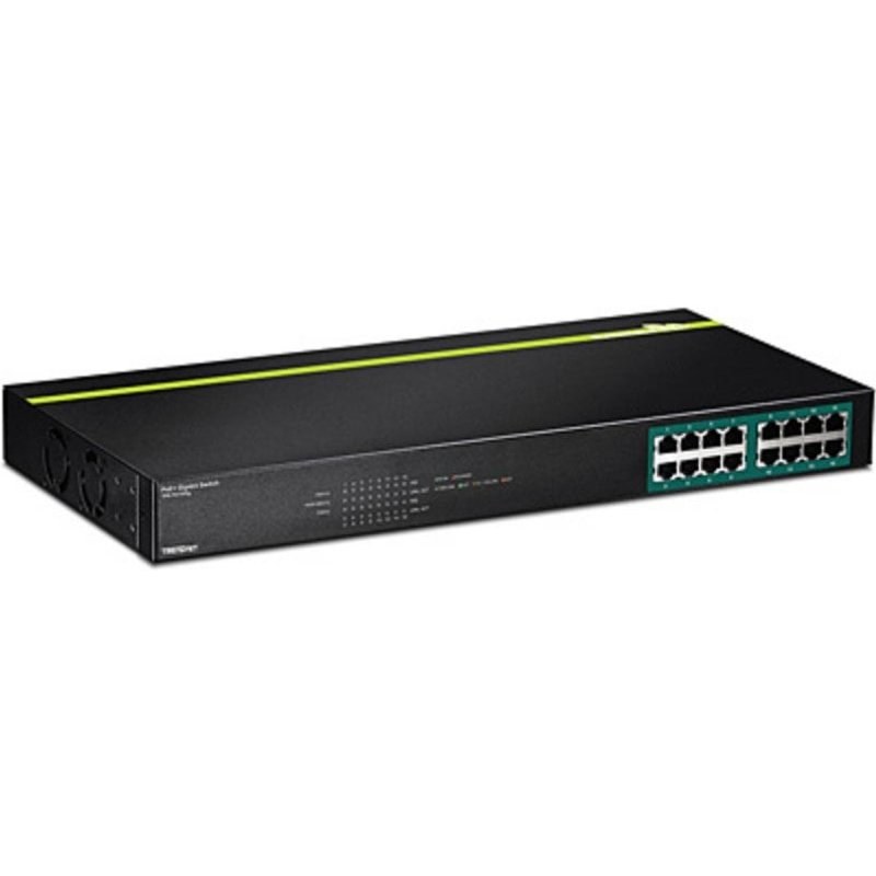 Tenda Switch Trendnet TPE-TG160G 16 Puertos Gigabit PoE Rack 1U No Administrado