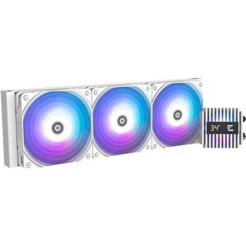 Refrigeration Liquide Zalman ALPHA2 A36 360 mm 2 Ventilateurs ARGB Blanc