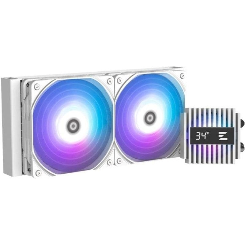 Refrigeration Liquide Zalman ALPHA2 A24 240 mm 2 Ventilateurs ARGB Blanc