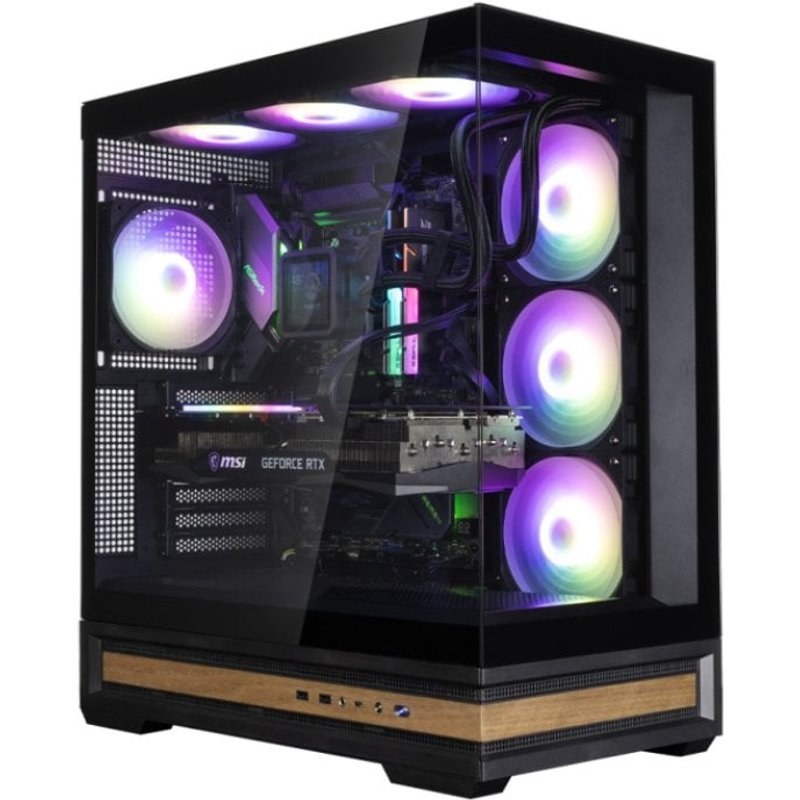 Boîtier Zalman P40 Namu ATX 4XVENT 120 mm Argb 2XUSB 3.0 noir sans alimentation