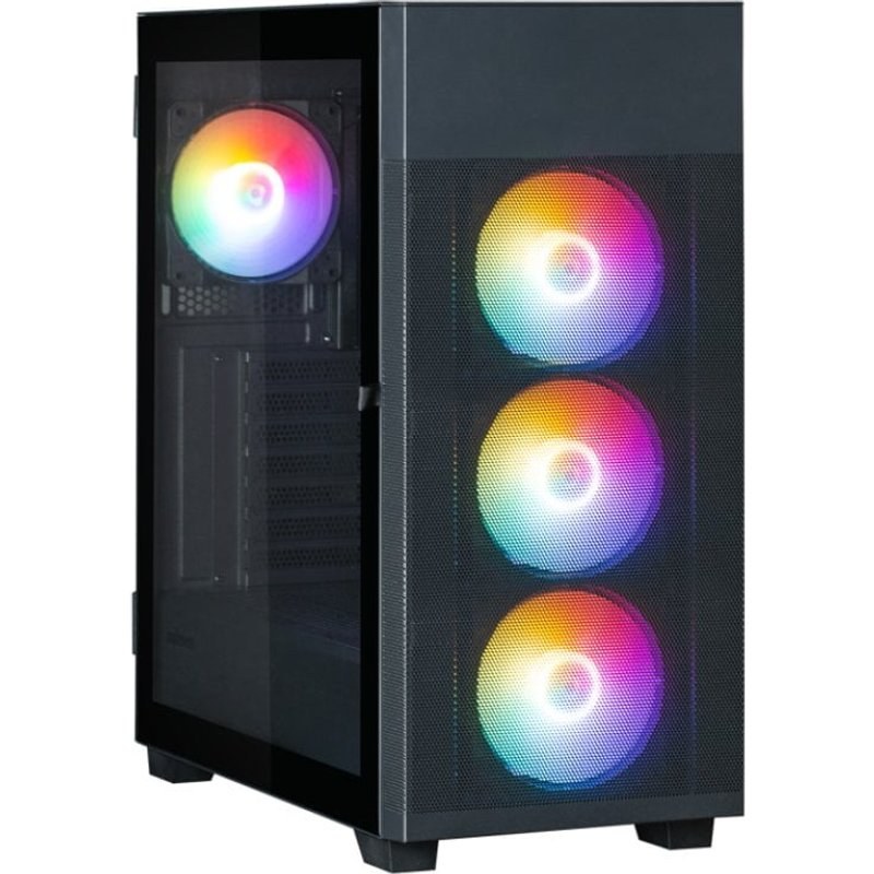 Boîtier Zalman S5 Neo ATX 4XVENT 120 mm Argb 2XUSB 3.0 Noir sans alimentation
