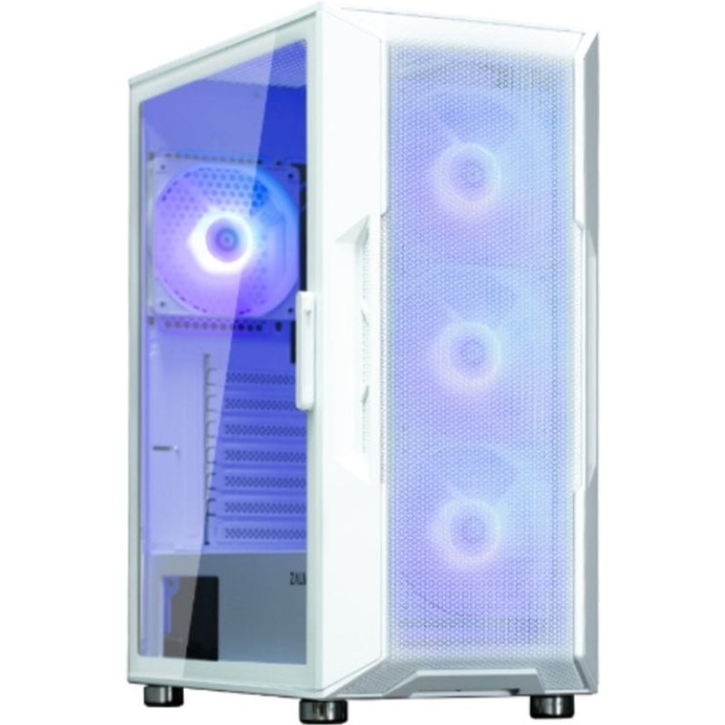 Boîtier Zalman i3 Neo Argb ATX 4XVENT 120 mm, 2XUSB 3.0, blanc, sans alimentation