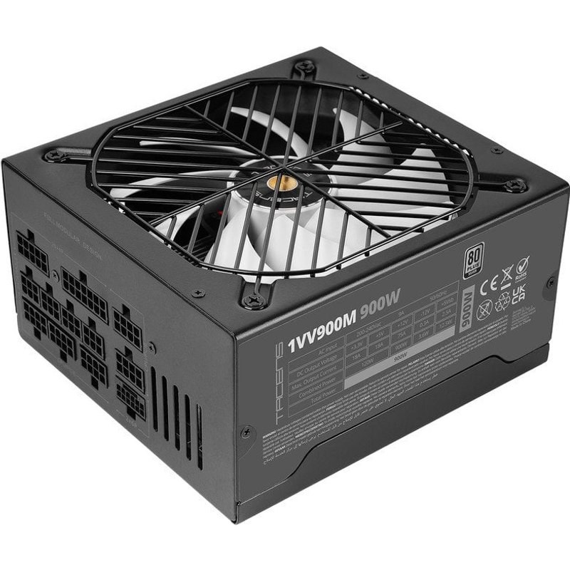 Alimentation Tacens Valeo V 900M ATX 3.1 900 W, ventilateur AI2-rpm Fdb 140 mm, noir