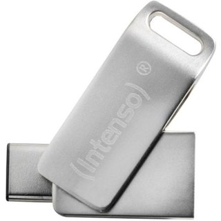 Clé USB Intenso cMobile Line 32 Go USB-C USB-A 3.2 Gen 1 70MB/s Métal Argent