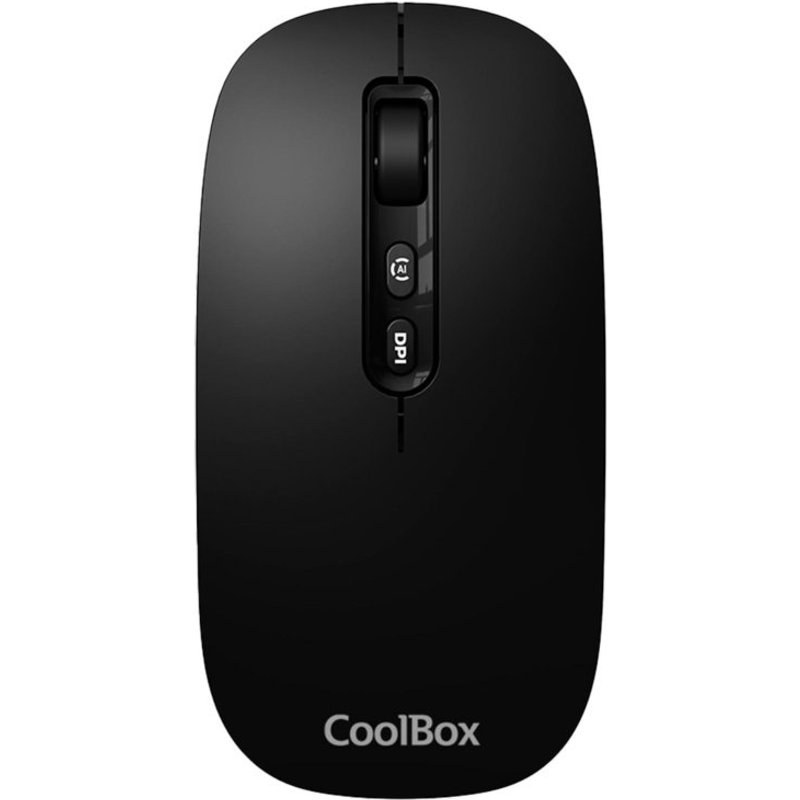CoolBox W02 IA Souris Sans Fil RF Bluetooth 1600DPI Noir Copilot Silencieuse Rechargeable