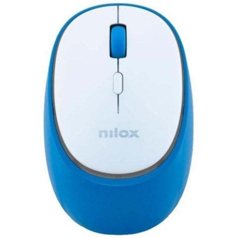 Souris Nilox NXMDWS103 Bluetooth 1600 DPI Bleu Rechargeable 4 Boutons