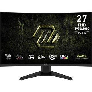 Écran PC MSI MAG 275CFX 27" Full HD 240 Hz Rapid VA Courbe HDR 0,5MS