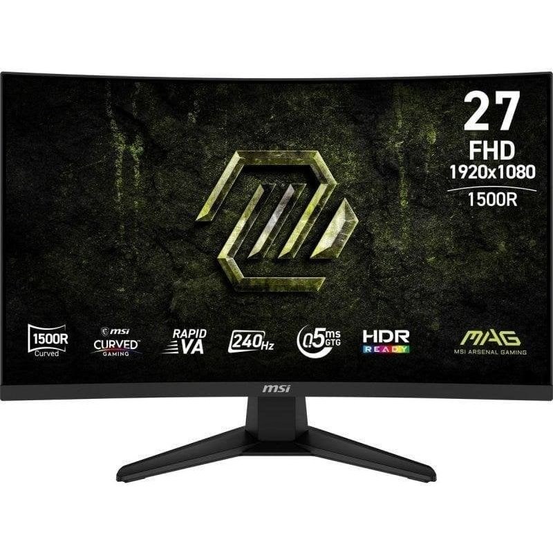 Écran PC MSI MAG 275CFX 27" Full HD 240 Hz Rapid VA Courbe HDR 0,5MS