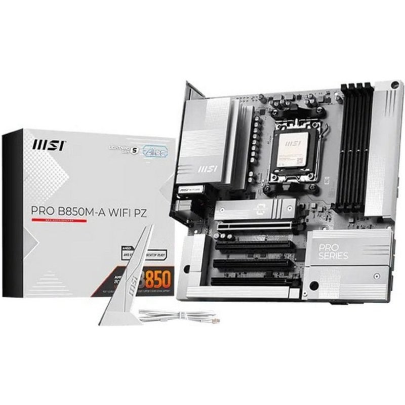 Carte mère MSI PRO B850M-A Wi-Fi PZ B850 AM5 DDR5 Micro-ATX Wi-Fi 7 PCIe 5.0