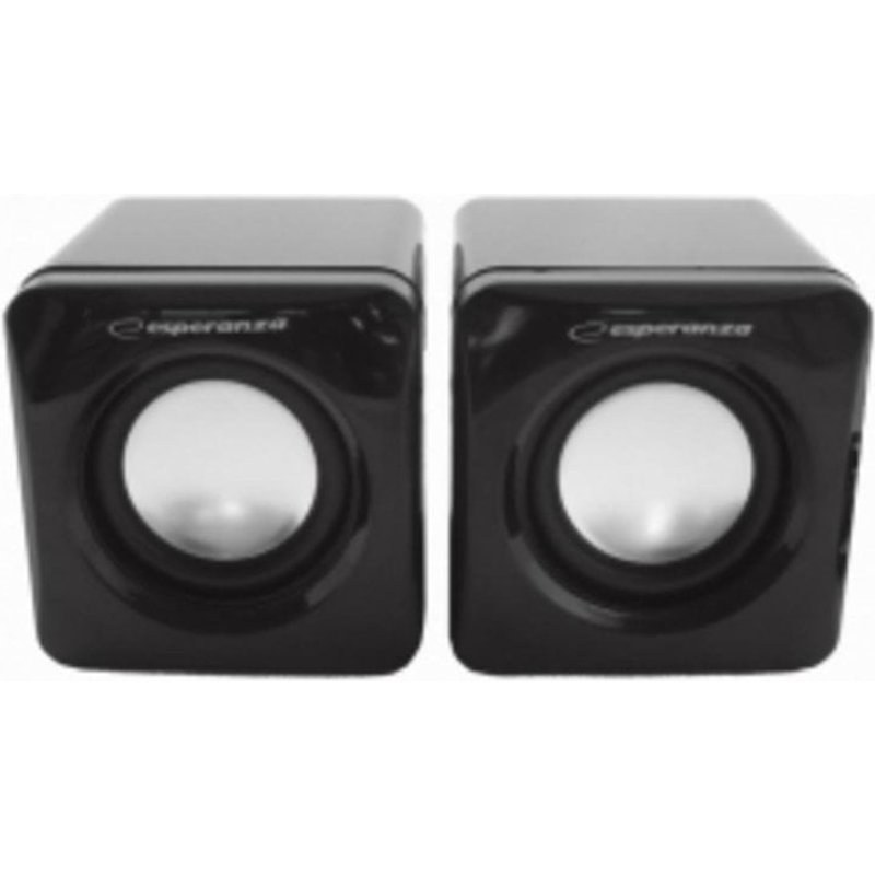 Haut-parleurs Esperanza 2 voies filaires 6 W compacts pour PC bureau