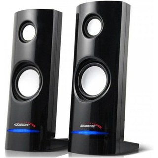 Haut-parleurs Audiocore 2 voies filaires 4W avec contrôle rotatif USB PC