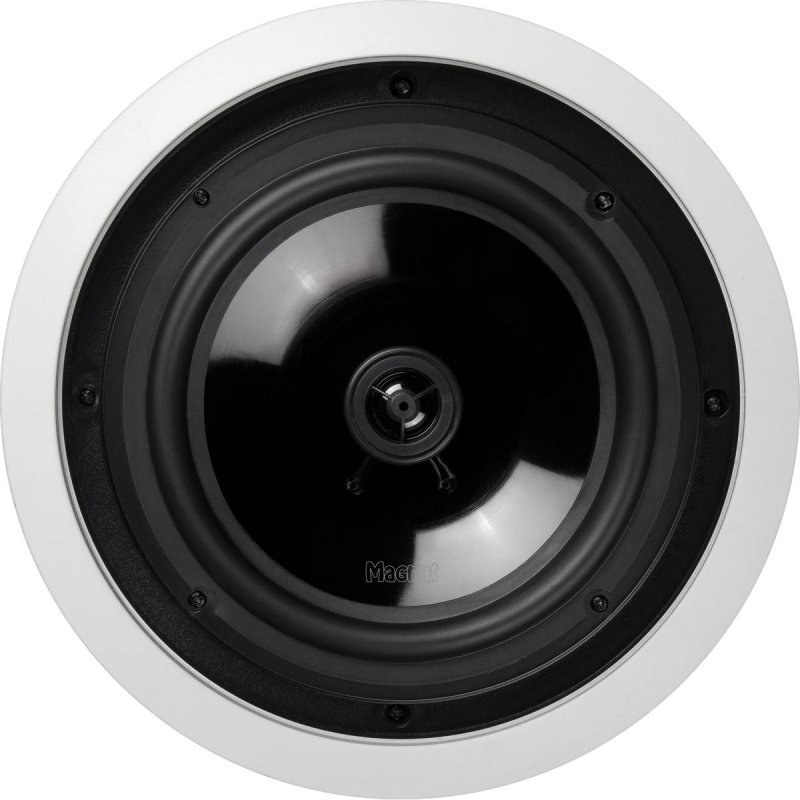Enceintes Magnat 2 voies encastrables filaires 80W noir blanc