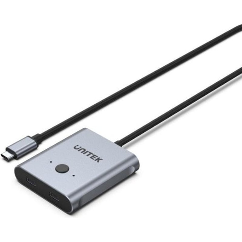 Hub USB-C UNITEK D1078A 3 ports 100 W 10 Gbit/s Space Grey