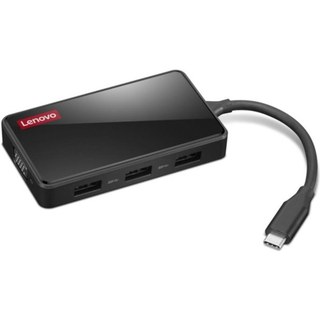 Station d'accueil Lenovo GX91M73945 USB Type-C 4K Ultra HD 3X USB-A 1X HDMI Noir