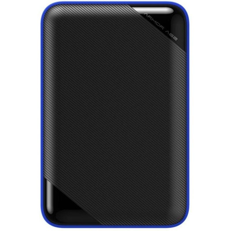 Silicon-Power Disque Dur Silicon Power A62 1 To HDD USB 3.2 Gen 1 Antichoc Noir Bleu