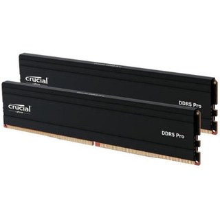 Mémoire RAM Crucial Pro CP2K24G60C48U5 48 Go 2X24GO DDR5 6000 MHz CL48 UDIMM Dissipateur