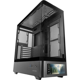 Boîtier Mars Gaming MC-LCDPRO IPS 7,2" ATX double chambre Verre LCD USB-C Noir