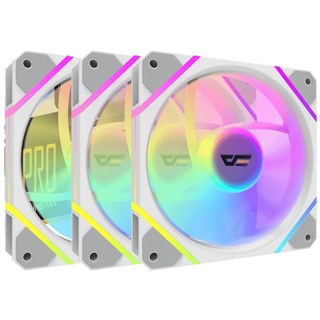 Kit 3 en 1 de ventilateur supplémentaire ARGB PWM darkFlash DM12 PRO 120 mm 800-1600 tr/min