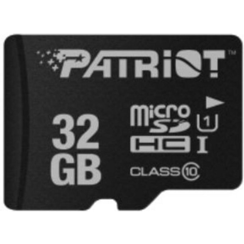 Carte mémoire Patriot PSF32GMDC10 32 Go MicroSDHC Classe 10 UHS-I 80MB/s