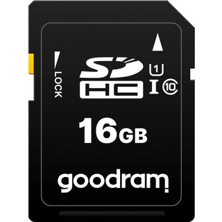 Carte mémoire Goodram S1A0 16 Go SDHC Classe 10 UHS-I 100MB/s Noir