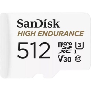 Carte mémoire SanDisk SDSQQNR-512G-GN6IA 512 Go MicroSDXC Classe 10 Blanc