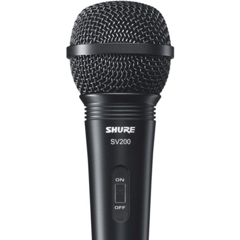 Microphone Shure SV200 XLR cardioïde filaire interrupteur intégré