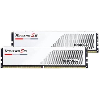 Mémoire RAM G.Skill Ripjaws S5 96 Go 2X48GO DDR5 5200 MHz CL40 Intel XMP Blanc