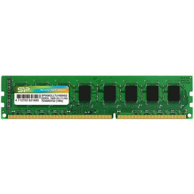 Silicon-Power Mémoire RAM Silicon Power SP004GLLTU160N02 4 Go 1X4GB DDR3L 1600 MHz CL11 240-pin DIMM