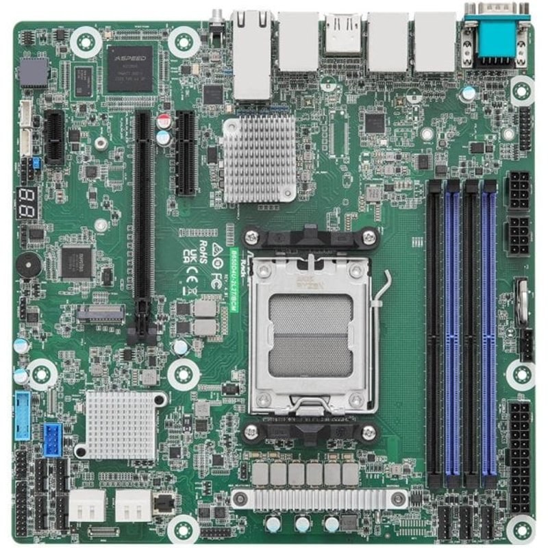 Carte mère Asrock B650D4U-2L2T/BCM B650 Socket AM5 DDR5 micro ATX ECC RAID 4XLAN M.2