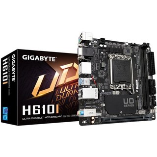 Carte mère GIGABYTE H610I Intel H610 LGA1700 DDR5 Mini-ITX GbE M.2