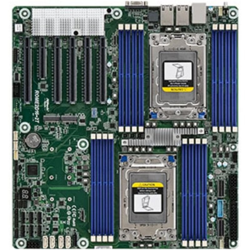 Carte mère Asrock ROME2D16-2T AMD EPYC 7003 LGA4094 DDR4-SDRAM EEB Dual CPU