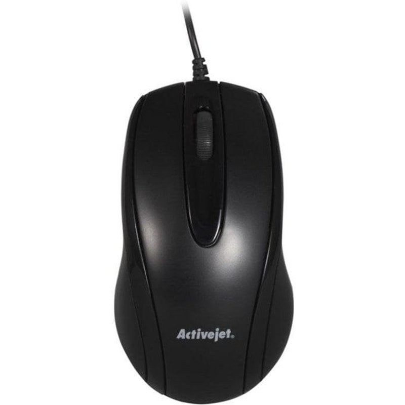 Souris Activejet AMY-083 USB 1000DPI Noir Ambidextre Plug and Play