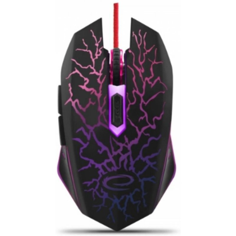 Souris Esperanza EGM211R USB Type-A 2400 DPI Multicolore RGB 6 Boutons