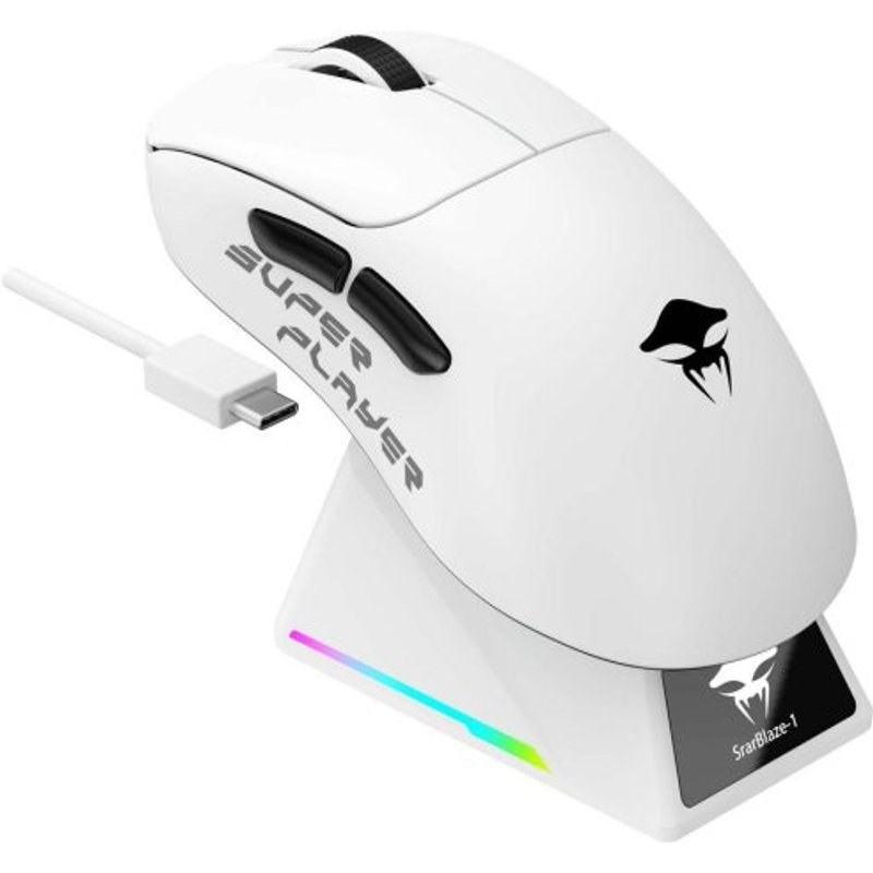 Souris Havit StarBlaze-1 Filaire Sans Fil 26000 DPI Noir Blanc 6 Boutons Léger