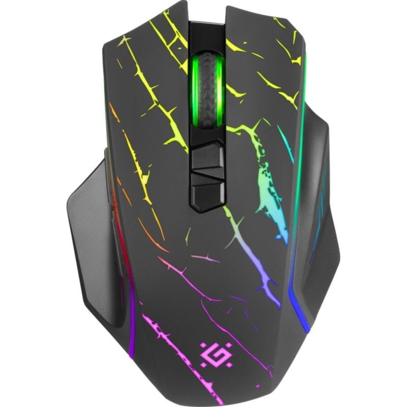 Souris Defender URAN GM-503 RF sans fil 3200 DPI Noir RGB 8 boutons