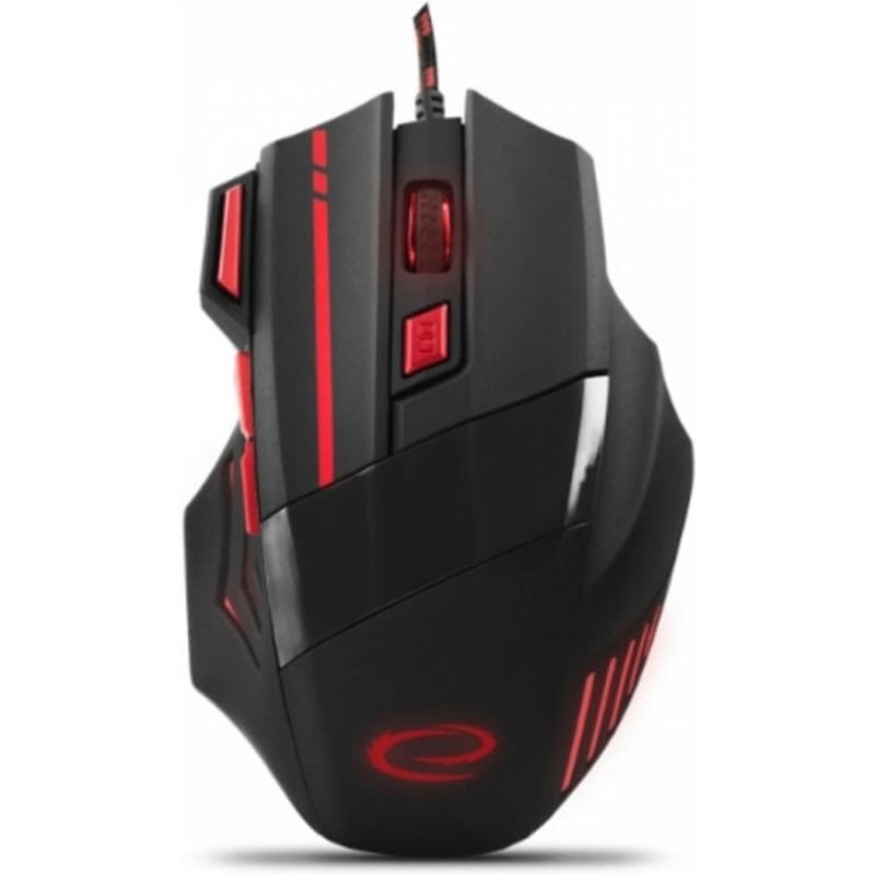 Souris Esperanza EGM201R USB 2400 DPI Noir Rouge Gaming LED 7 Boutons
