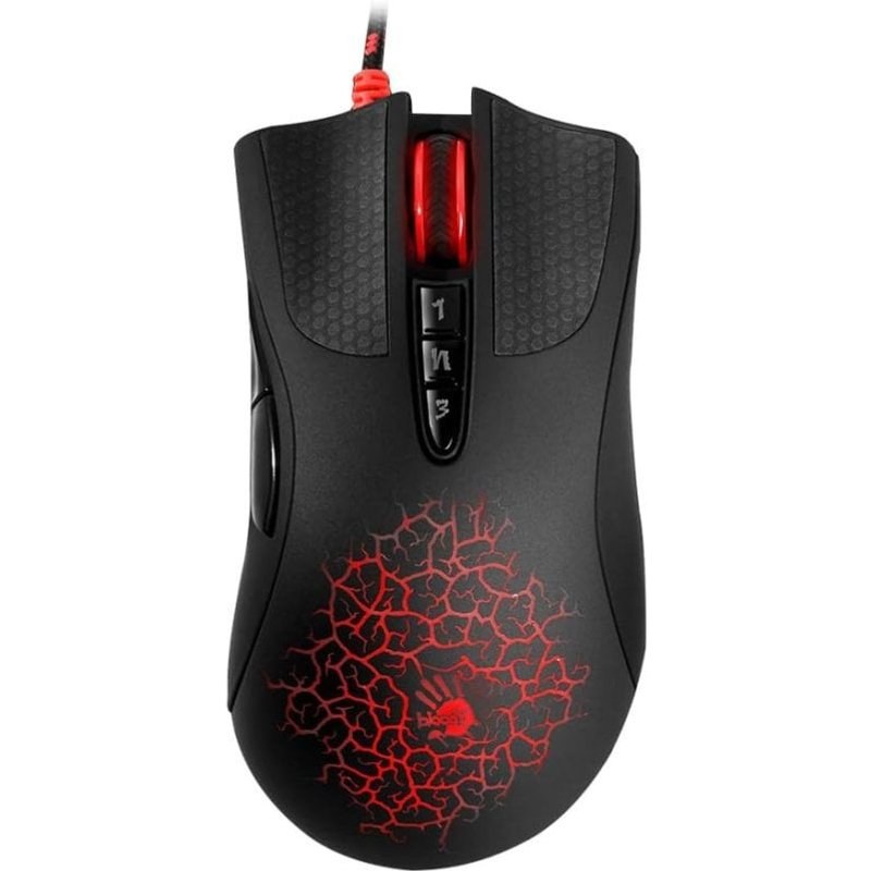Souris A4TECH BLOODY A90 USB 6200DPI Noir Rouge RGB 8 Boutons Gaming