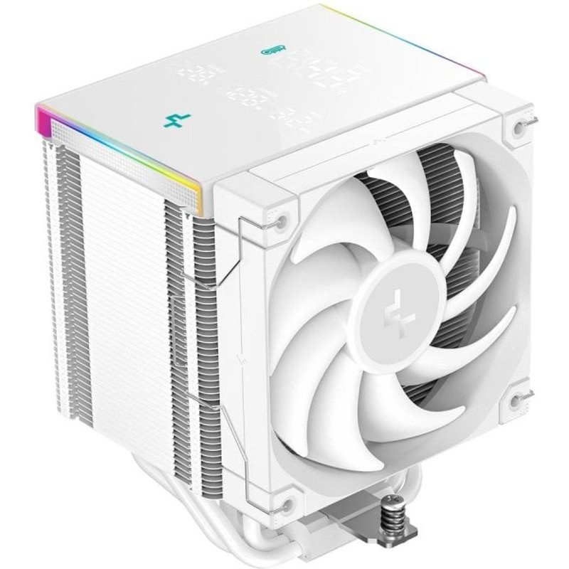 Refrigeration Air DeepCool Socket AM4 AM5 LGA 1200 120 mm AK500 Digital Pro WH Display ARGB