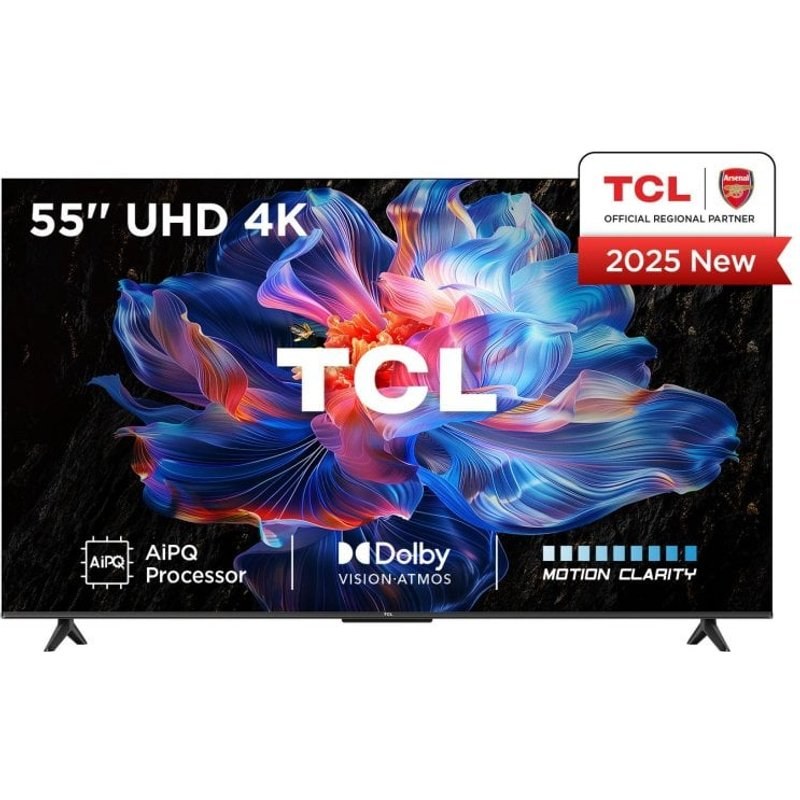 TV TCL DLED 55V6C 55" 4K Smart TV Wi-Fi Métallique Dolby Vision