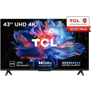 TV TCL DLED V6C 43V6C 43" 4K Smart TV Wi-Fi Google TV Métallique