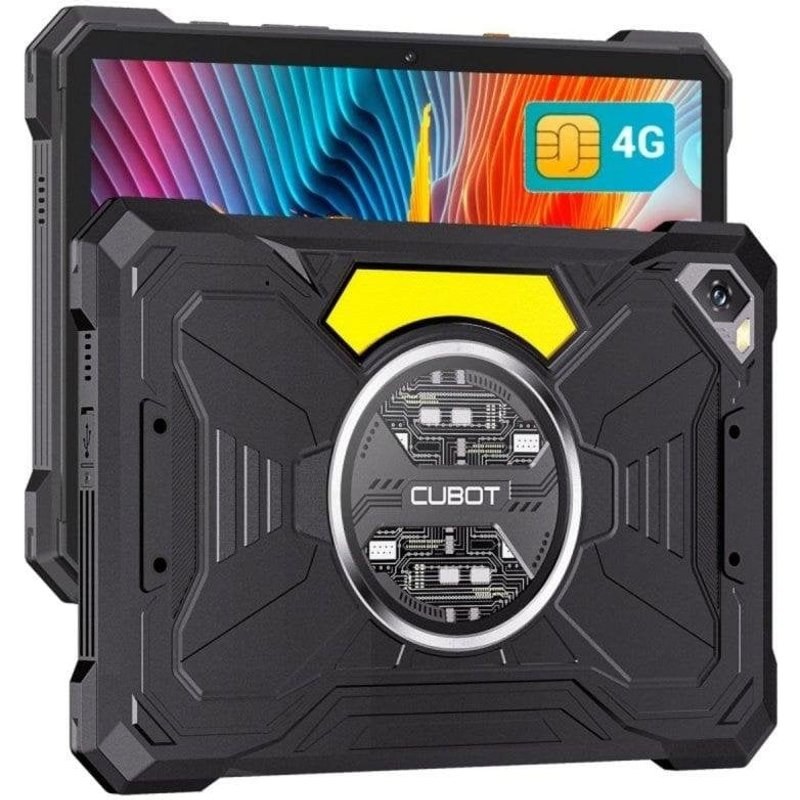 Tablette Cubot Tab KingKong S 4G 10,1" 6 Go Noir 256 Go Caméra arrière