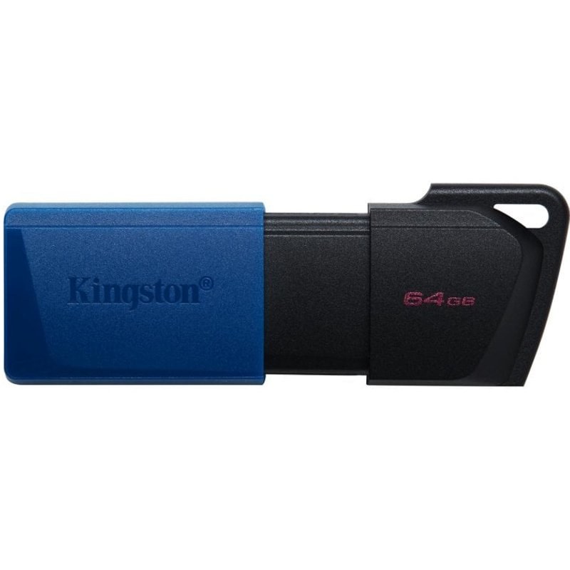 Clé USB Kingston DataTraveler Exodia M 64 Go USB 3.2 Gen 1 Noir Bleu Pack de 2