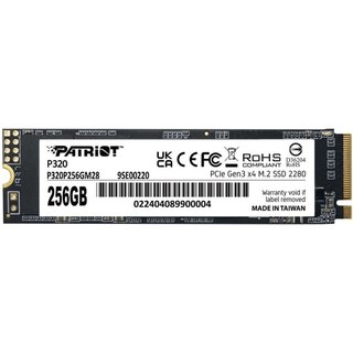 Disque Dur Patriot P320 256 Go M.2 NVMe 2200 Mo/s PCIe 3.0